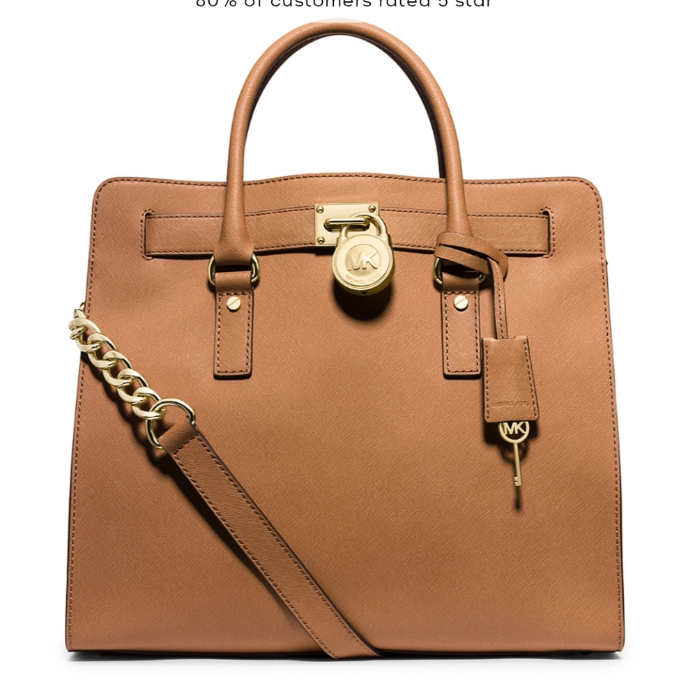 Authentic Michael Kors Hamilton Large Saffiano Leather Tote Bag